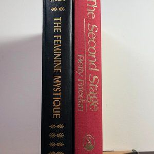 RARE BOOKS-FEMININE MYSTIQUE/SECOND STAGE SET OF 2
